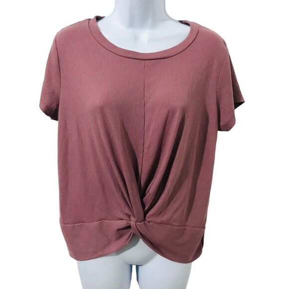 Happie rose￼ Short sleeve top size L.     S182 - Picture 1 of 4